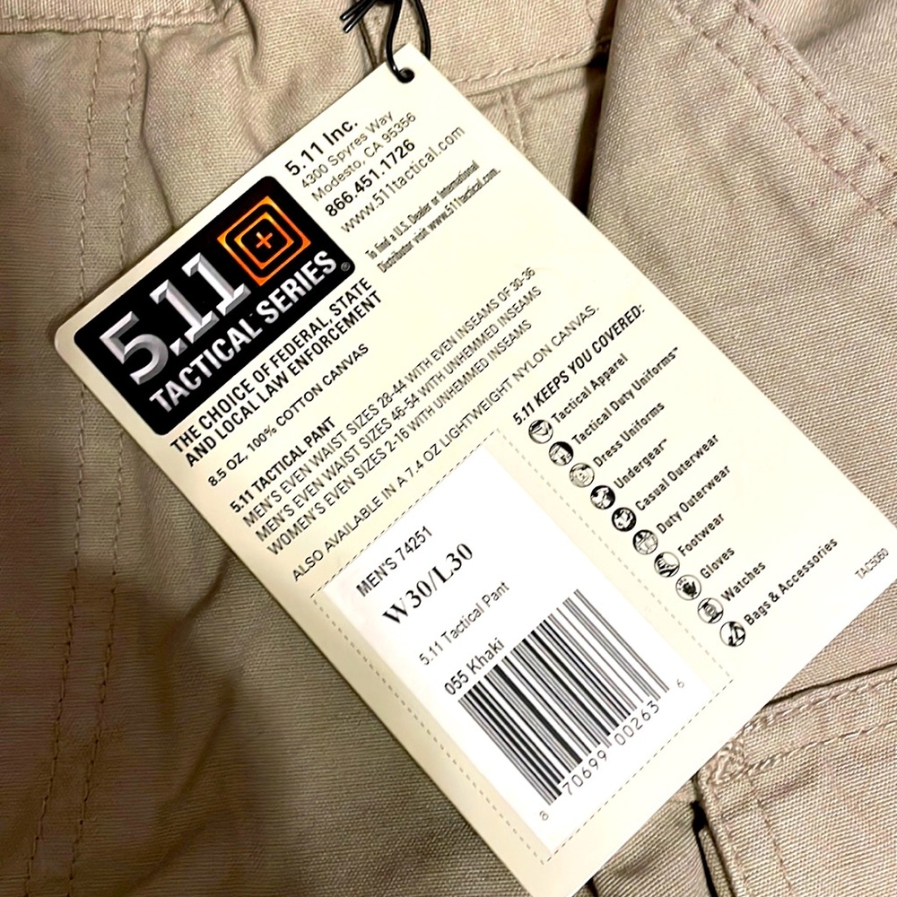 New pair of 511 tactical pants… Size 30x30